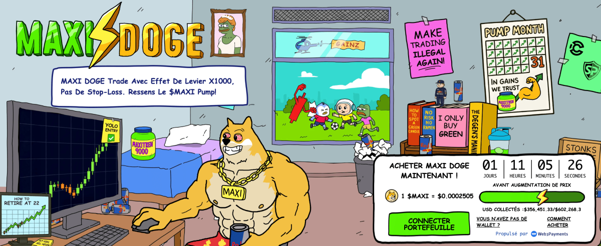 Maxi Doge la prochaine crypto x1000