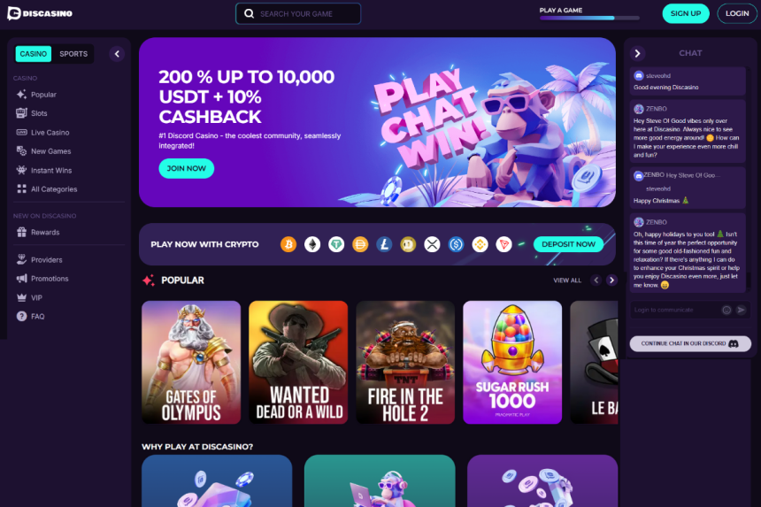 Discasino (1) Καζίνο χωρίς ταυτοποίηση