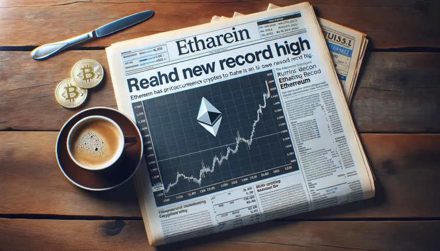 Ethereum Price Hits Fresh High