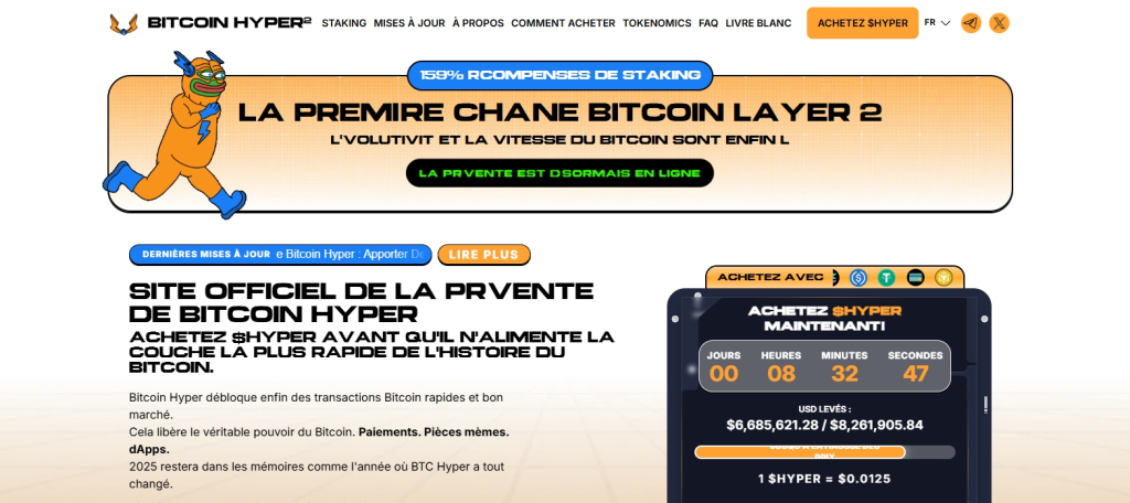 Bitcoin Hyper nouveau memecoin 2025