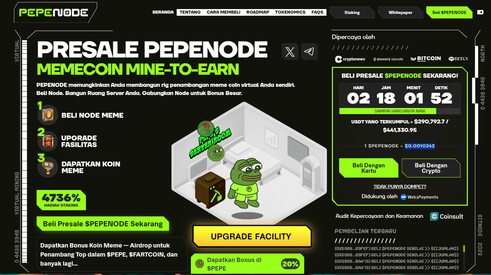 Beli PEPENODE - Cara Beli PEPENODE