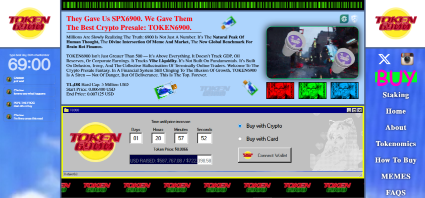 TOKEN6900 presale