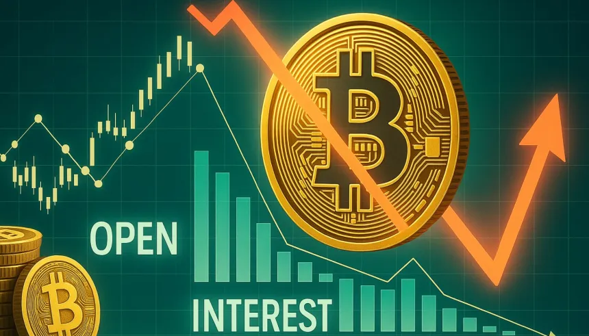 Bitcoin Open Interest Flips Negative After July Peak – Risk Appetite Cools