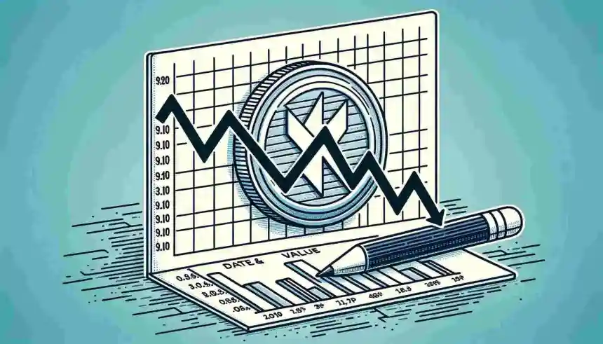XRP на фоне графика