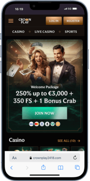 CrownPlay is one of the best payid casinos in australia with no hold-ups beyond the standard 1x playthrough