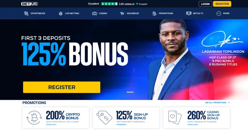 BetUS – Expansive MLB Market Selection