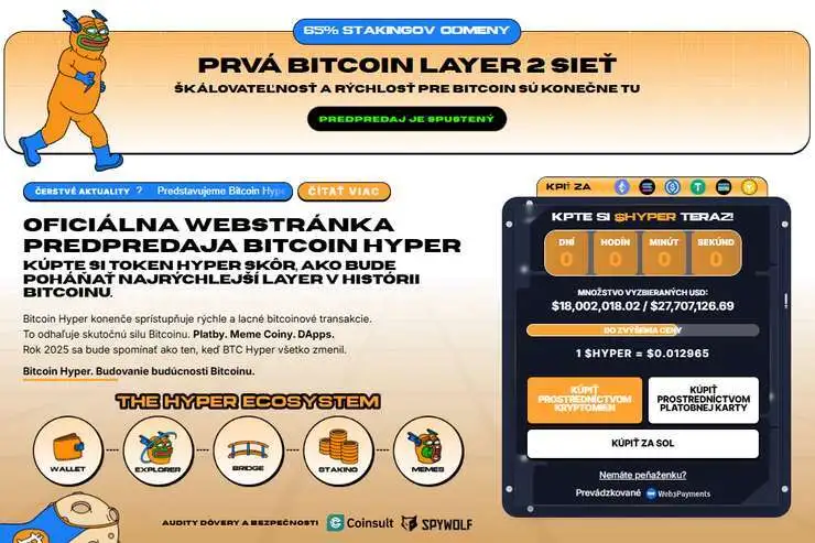 bitcoin hyper predpredaj kryptomeny