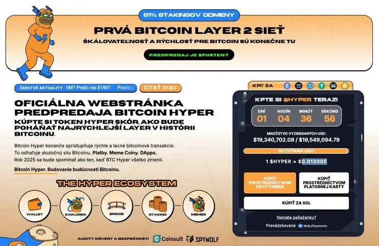 bitcoin hyper top najlepšie kryptomeny október