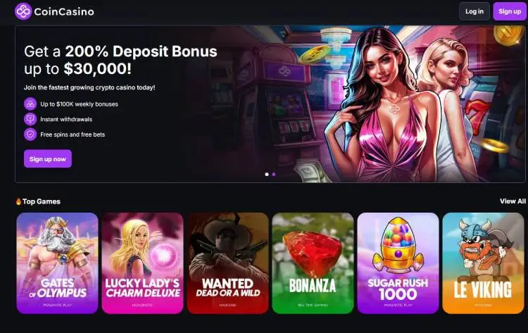 CoinCasino – Beste allround crypto casino voor Nederlandse spelers