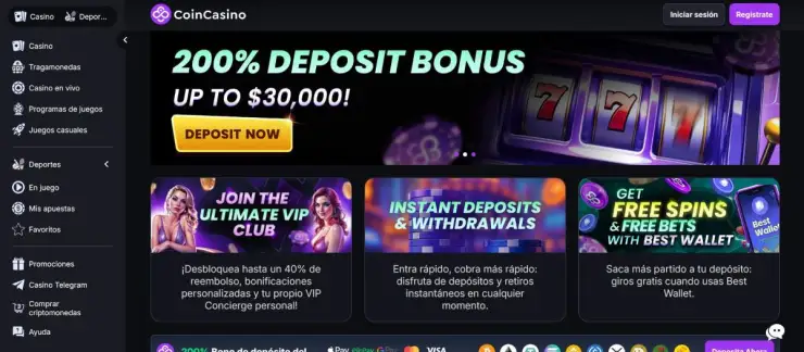 CoinCasino habilita cientos de apuestas de Ilia Topuria en sus combates