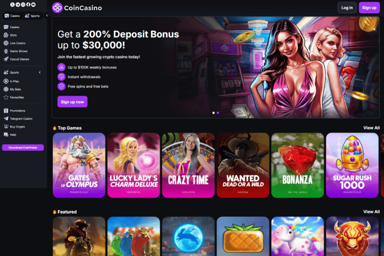 coincasino sweet bonanza