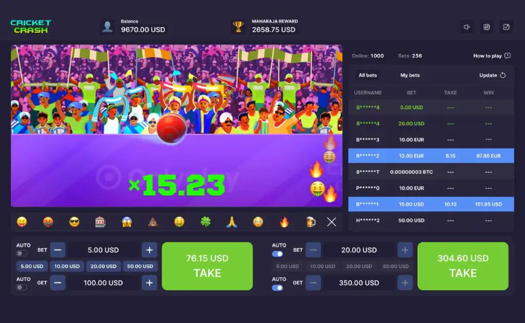 Instant Casino permite probar juegos Crash con diferentes límites de apuesta
