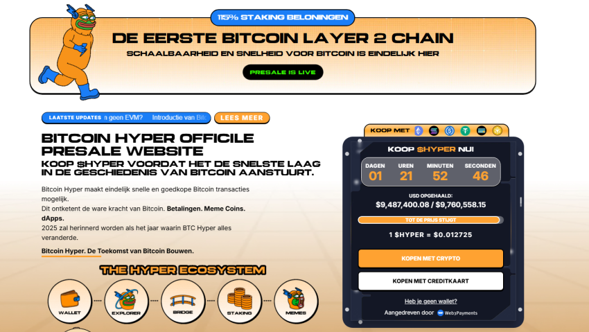 Bitcoin Hyper presale