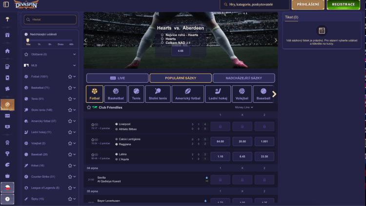 Zahraniční sázkové kanceláře v ČR