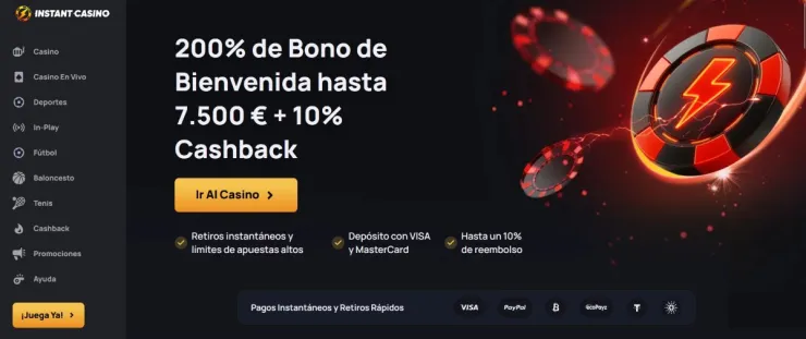 Instant Casino cuenta con las mejores cuotas Ilia Topuria