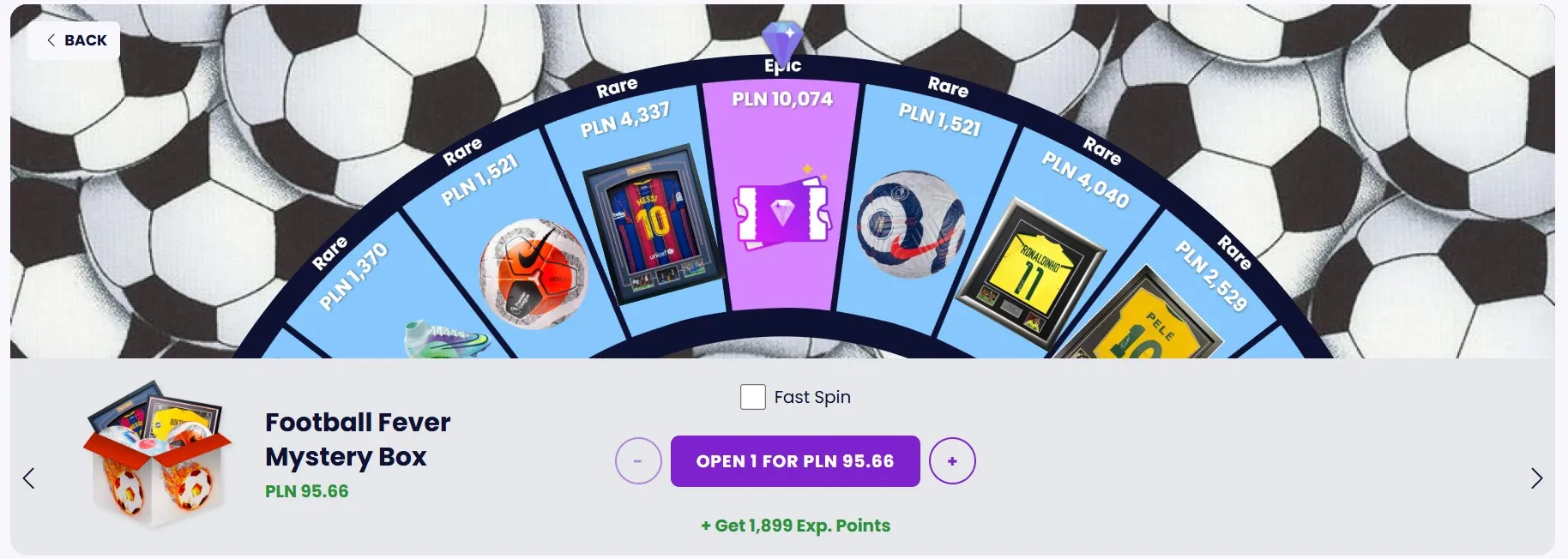 Football Fever mystery box en JemLit