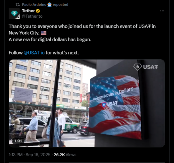 Launch event for USAT