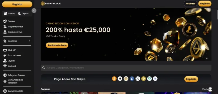 En Lucky Block puedes hacer todo tipo de pronósticos Ilia Topuria online