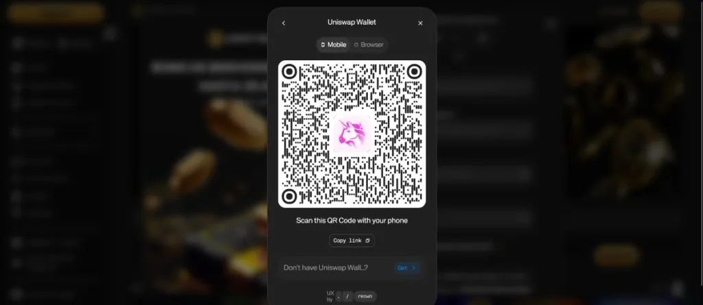 Lucky Block habilita Uniswap con código QR en su web