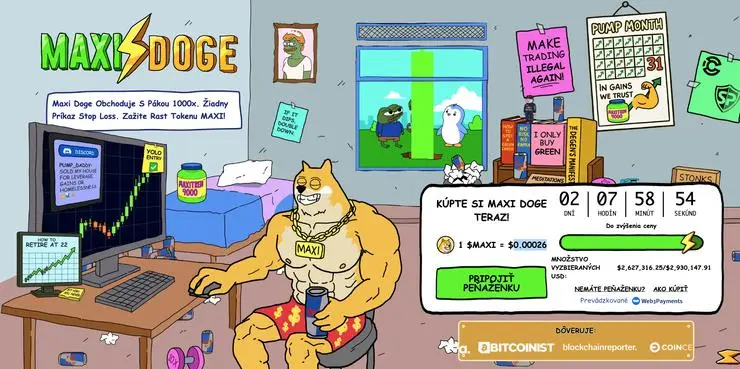 maxi doge top kryptomeny október