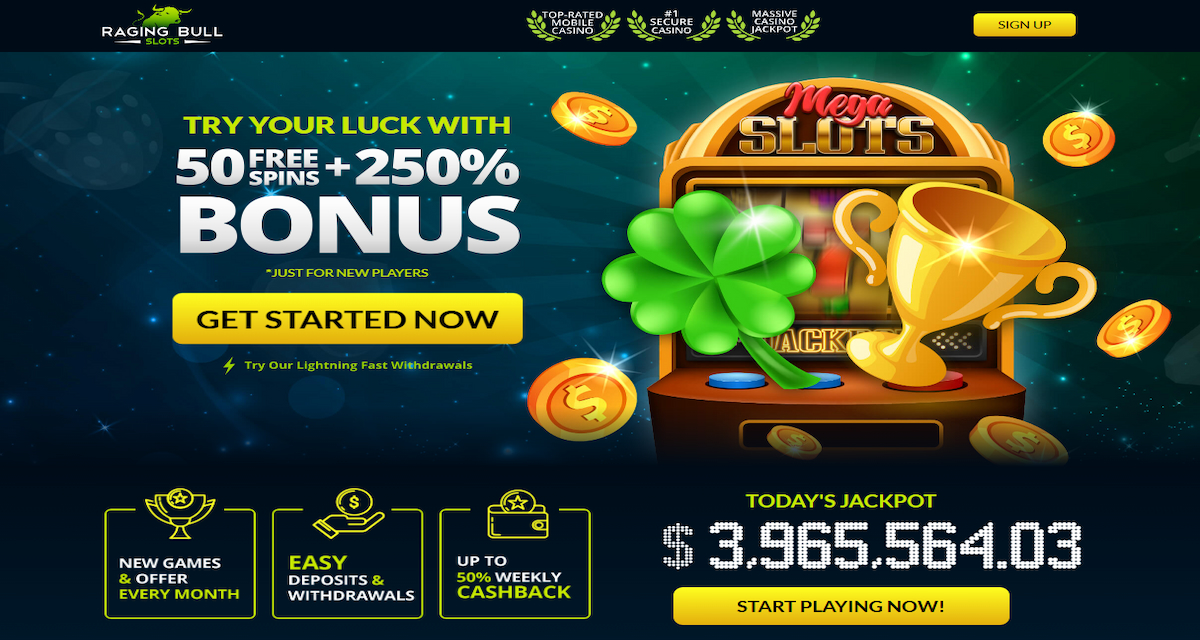 Raging Bull Slots – Known for its bonus-heavy welcome offers and slot variety