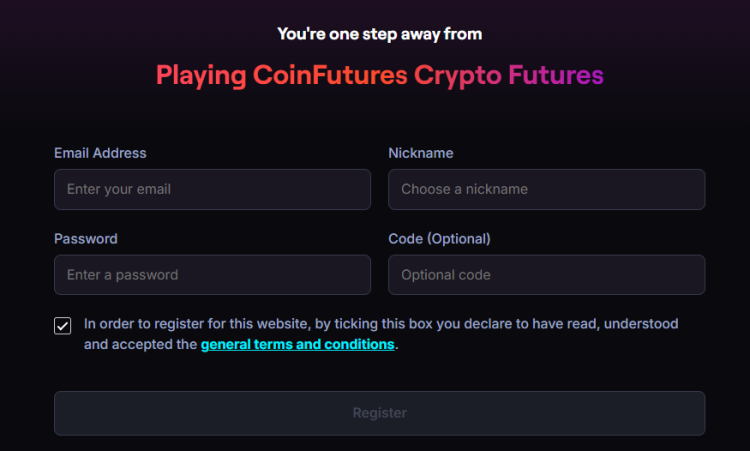 coinfutures review beginnen met traden