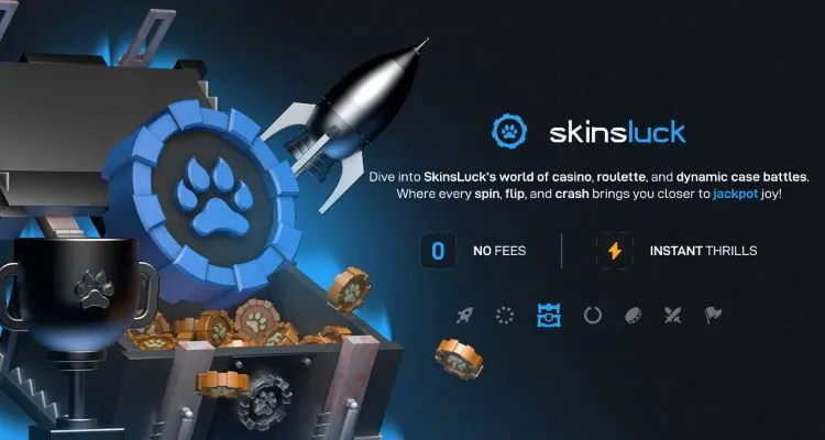 CS GO lažybos - Skinsluck apžvalga