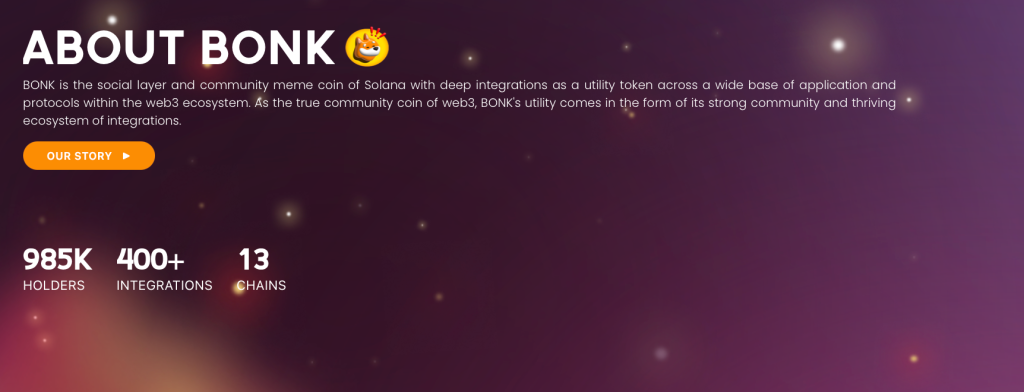 BONK - Solana meme coiny
