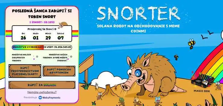 snorter bot predpredaj kryptomeny