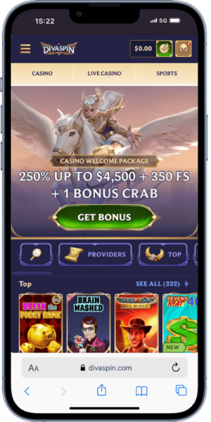 Divaspin isn't technically one of the PayID online casinos Australian players might be searching for, but it makes up for that with other quick payment methods