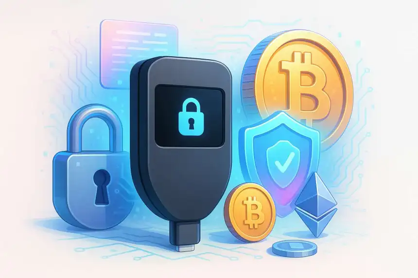 Trezor Safe 7 : le wallet ultime pour sécuriser vos cryptomonnaies — écran, PIN, passphrase, sauvegarde.