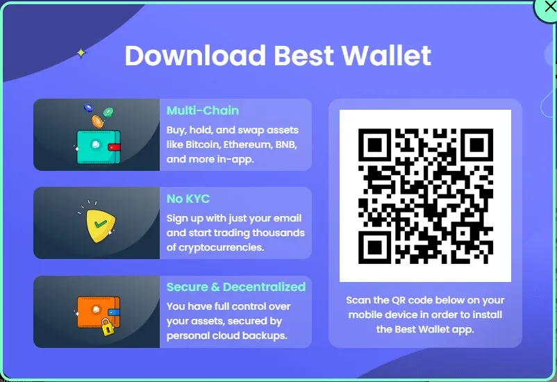 Addım 1 – Best Wallet tətbiqini etibarlı mənbədən yüklə