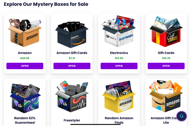 mystery box amazon 