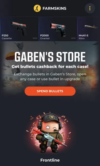 ファームスキンズホーム画面｜カジノレビュー紹介