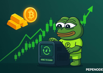 Prezzo Oro a 4.000 $ Mentre Bitcoin Cresce– PEPENODE Sarà la Prossima Crypto a Esplodere?