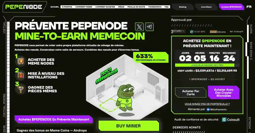 Acheter Pepenode en prévente