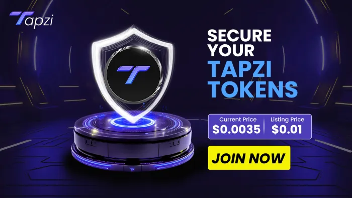 Secure your $TAPZI tokens today.