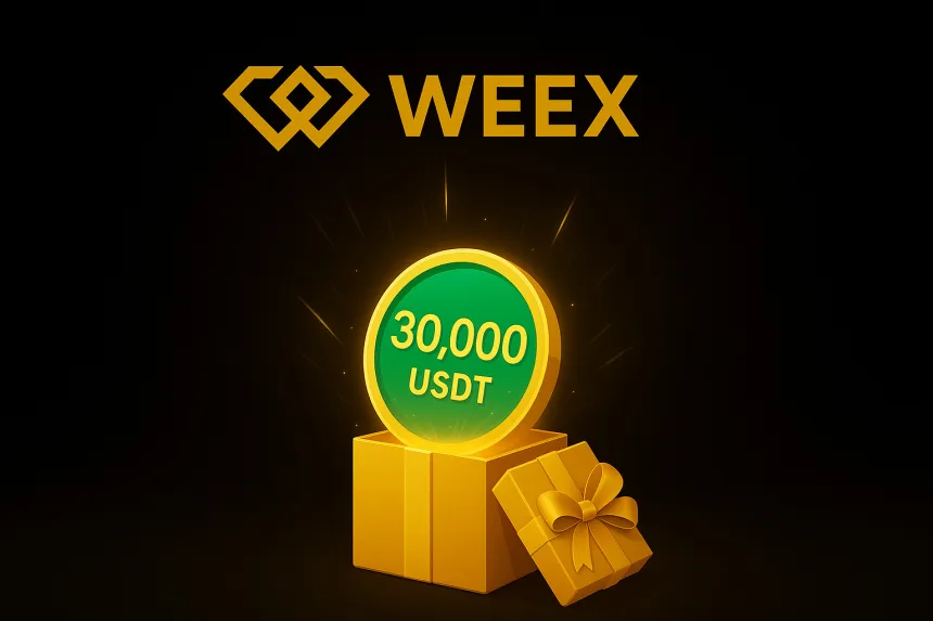 30 000 USDT od giełdy Weex