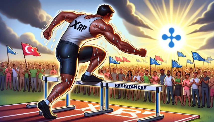 XRP Price Coils Below Resistance