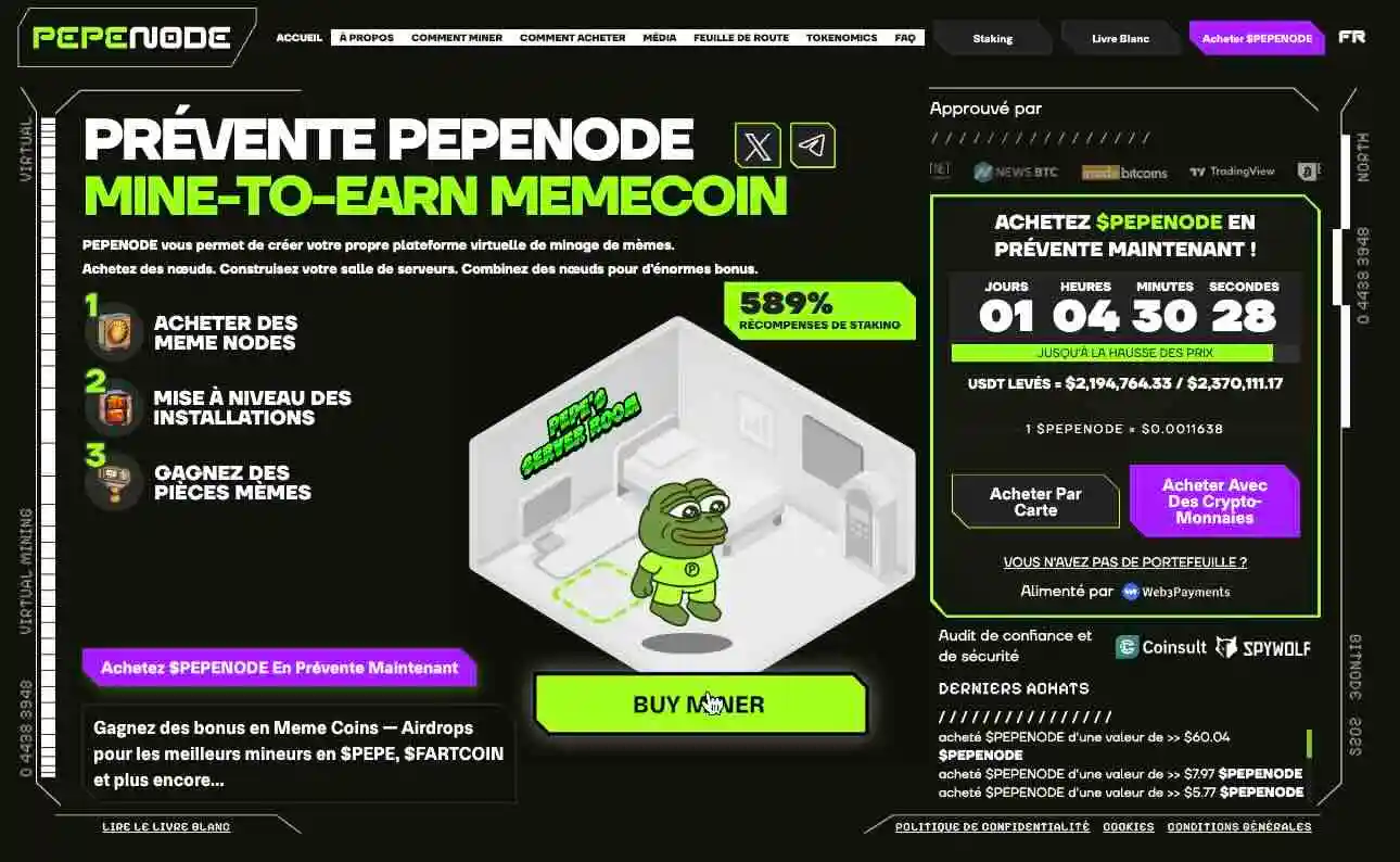 Acheter PepeNode