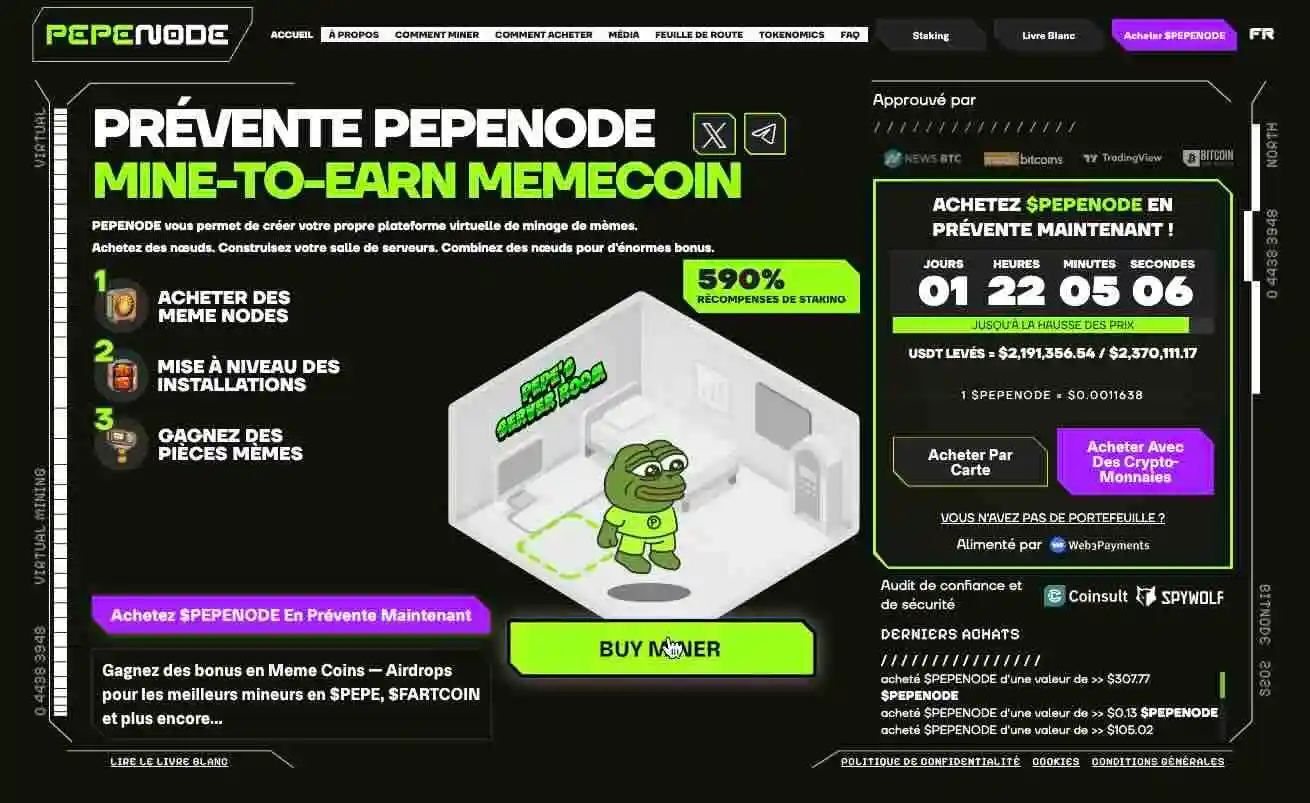 Acheter PepeNode