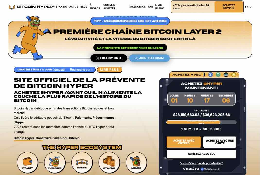 Acheter Bitcoin Hyper 