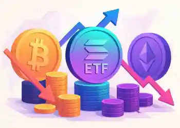 ETF Solana : les fonds BTC et ETH saignent 300 M$ en quelques jours, rotation massive de capitaux