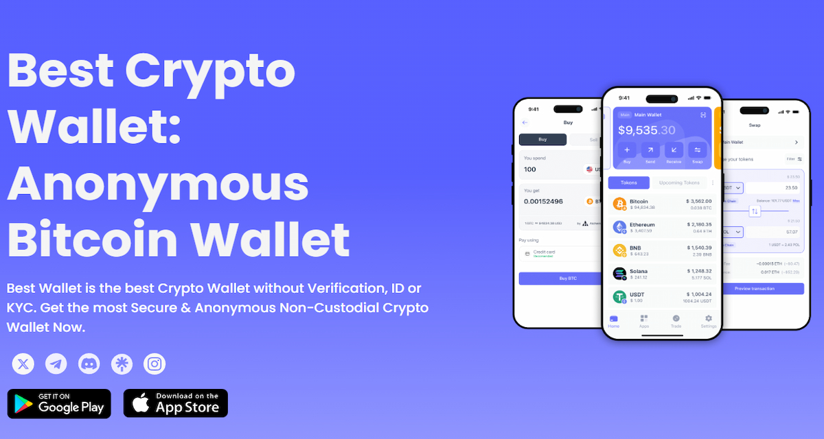Best Wallet - mobile, αυτοθεματοφυλακή και Web3 εργαλεία