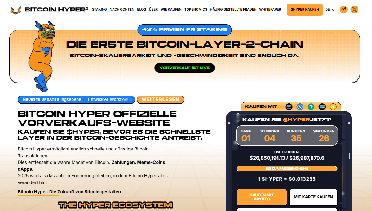Meme Optik, Layer-2 Kern: Was Bitcoin Hyper Eigentlich Baut