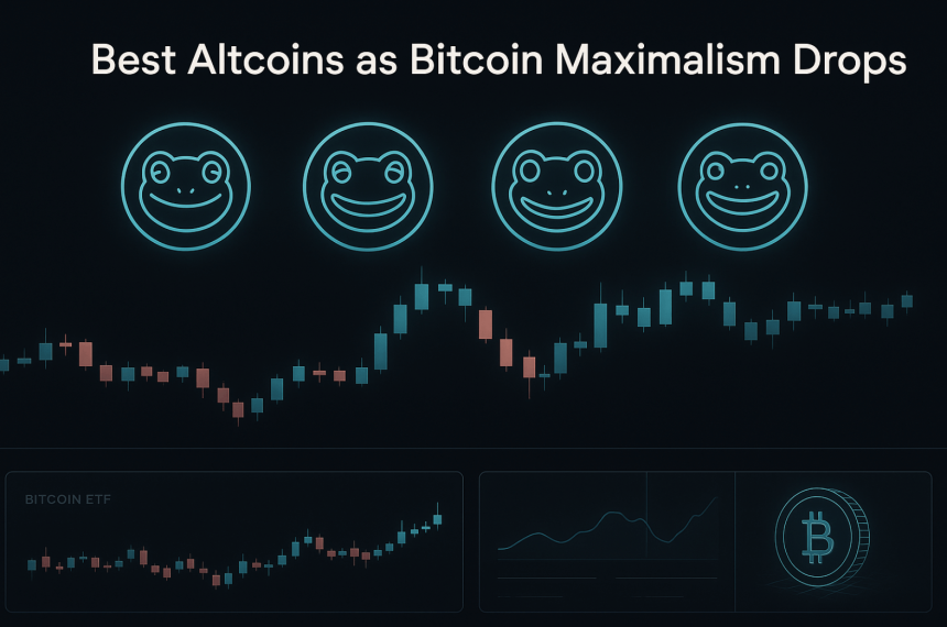 Bitcoin Maximalism Is Fading As Top Altcoins Like PEPENODE Rise