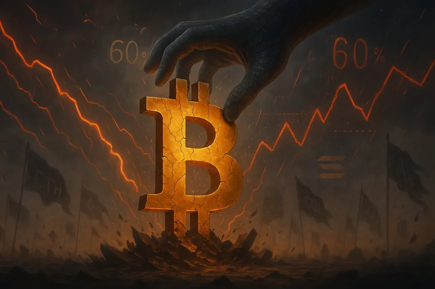 Tempête Bitcoin domination.