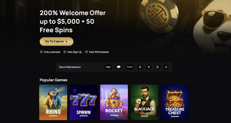 4. Golden Panda - dosnios premijos ir didelė įvairovė vienoje vietoje