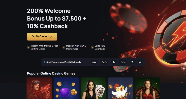 1. Instant Casino - greitas, modernus ir patikimas pasirinkimas