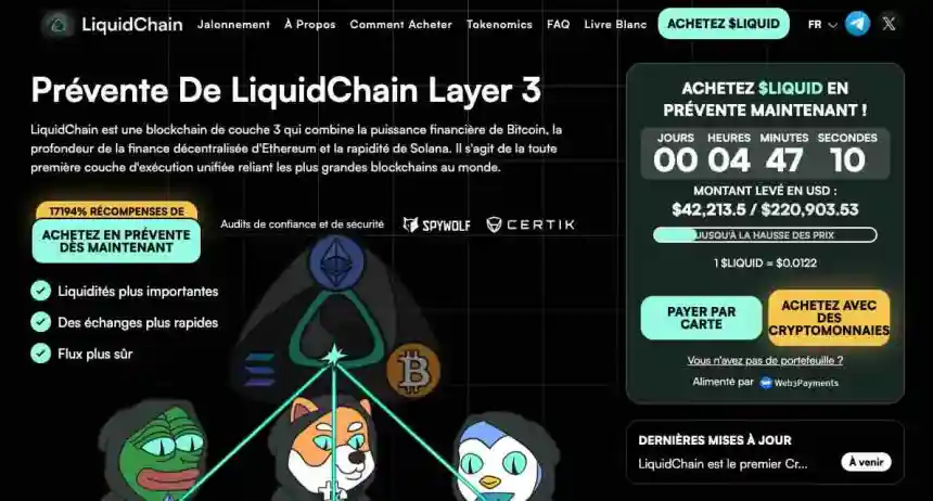 Acheter LiquidChain ($LIQUID)